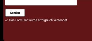 Formulare unserer Homepage - Versandbestätigung FormularBeschwerde